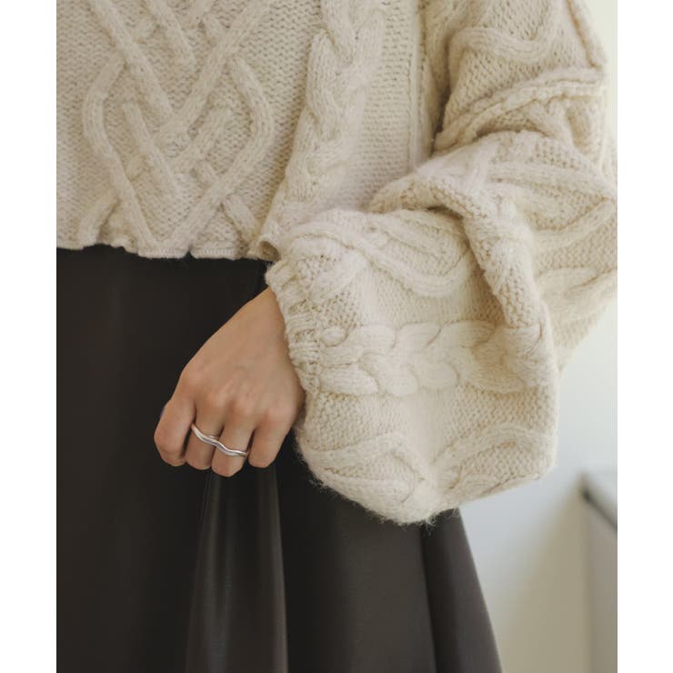 【Kastane】ショートケーブルニット | PAL GROUP OUTLET | 詳細画像24 