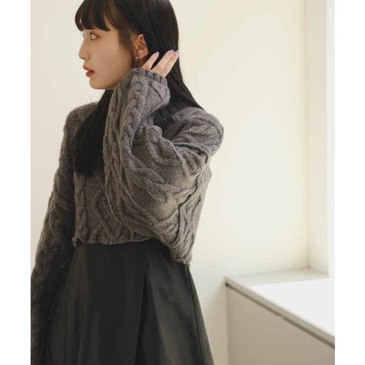 【Kastane】ショートケーブルニット | PAL GROUP OUTLET | 詳細画像37 