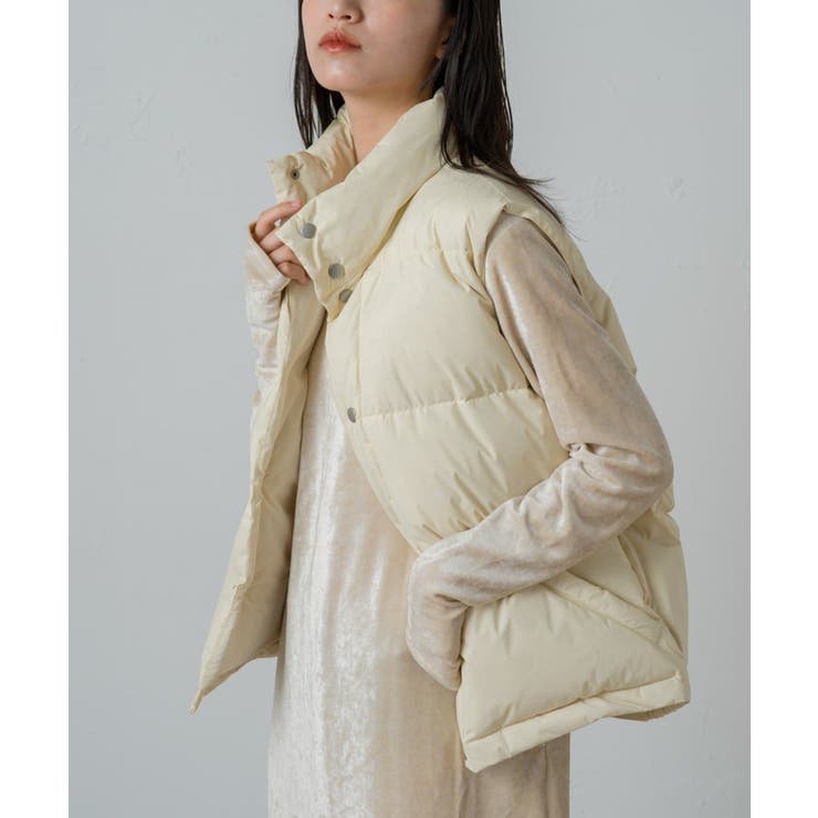 【earthy_】ハイブリッドダウンベスト[品番：PALW0003472]｜PAL GROUP  OUTLET（パルグループアウトレット）のレディースファッション通販｜SHOPLIST（ショップリスト）