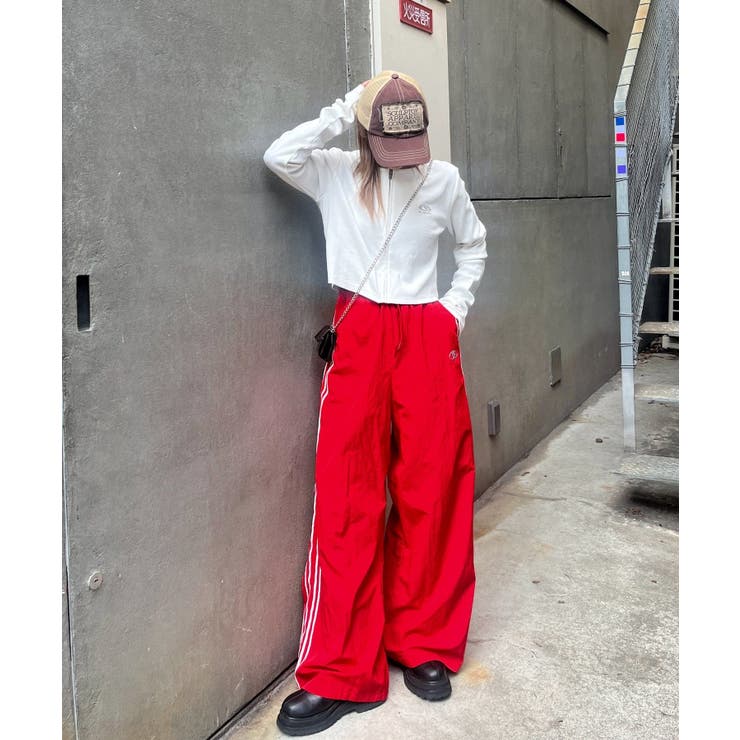 WHO'S WHO gallery】Sロゴナイロントラックパンツ[品番