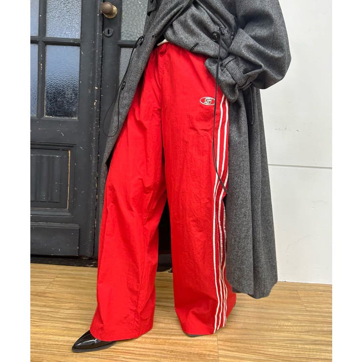 WHO'S WHO gallery】Sロゴナイロントラックパンツ[品番