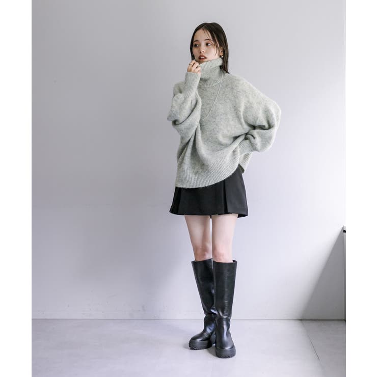 mystic】モヘアライクタートルニット[品番：PALW0002895]｜PAL GROUP  OUTLET（パルグループアウトレット）のレディースファッション通販｜SHOPLIST（ショップリスト）