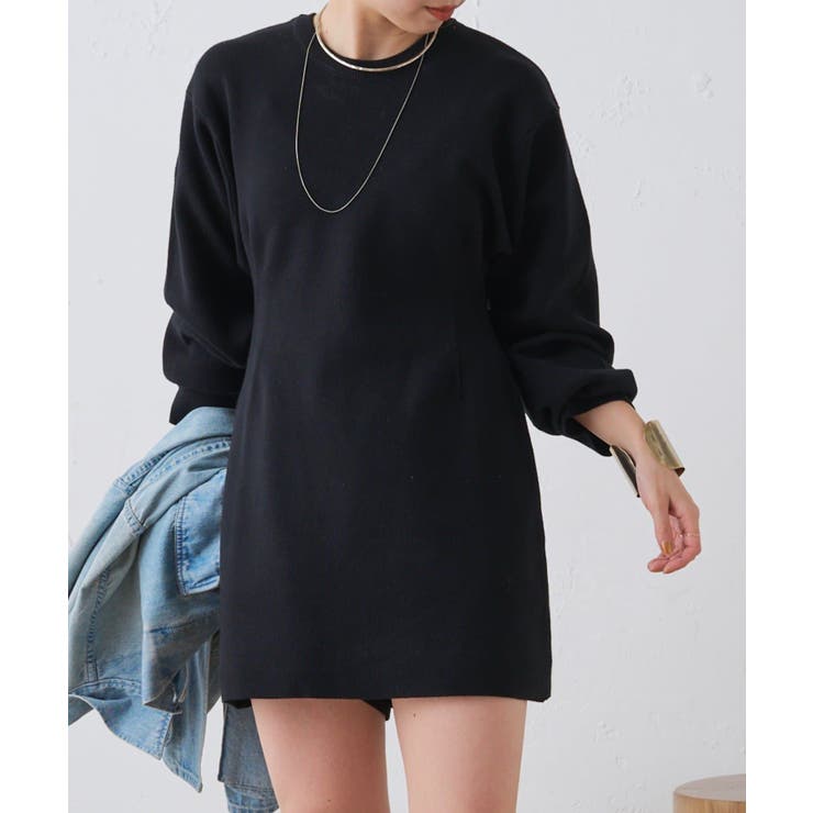 Omekashi】2wayニットチュニックワンピース[品番：PALW0002998