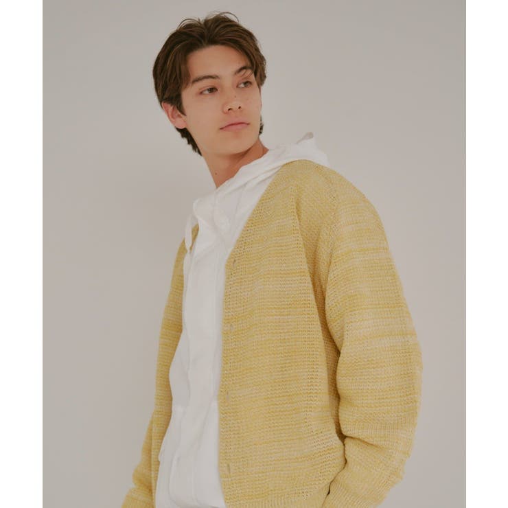 【Kastane】MIX YARN WAFFLE KNIT CARDIGAN | PAL GROUP OUTLET | 詳細画像6 