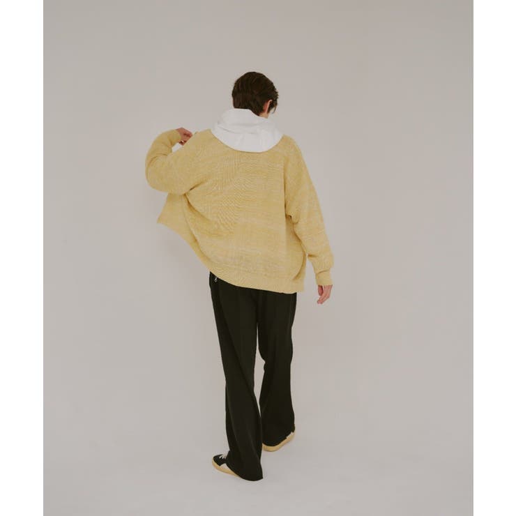 【Kastane】MIX YARN WAFFLE KNIT CARDIGAN | PAL GROUP OUTLET | 詳細画像9 