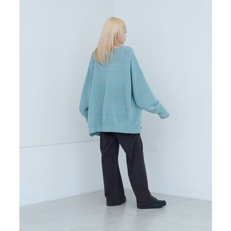 【Kastane】MIX YARN WAFFLE KNIT CARDIGAN | PAL GROUP OUTLET | 詳細画像16 