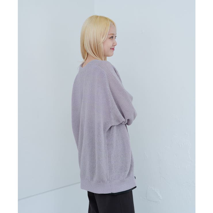 【Kastane】MIX YARN WAFFLE KNIT CARDIGAN | PAL GROUP OUTLET | 詳細画像21 