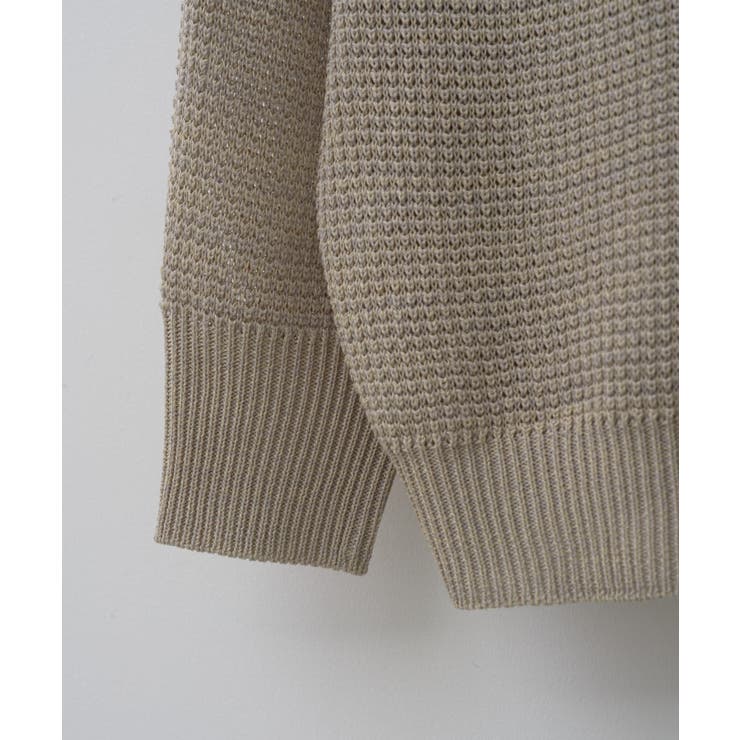 【Kastane】MIX YARN WAFFLE KNIT CARDIGAN | PAL GROUP OUTLET | 詳細画像29 