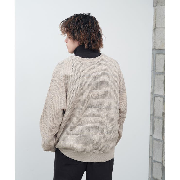 【Kastane】MIX YARN WAFFLE KNIT CARDIGAN | PAL GROUP OUTLET | 詳細画像32 