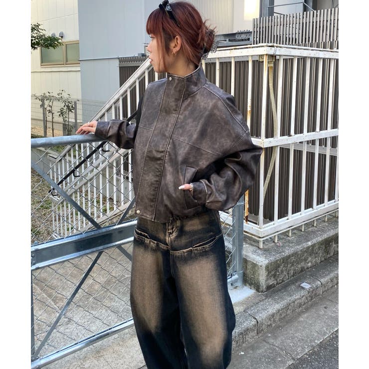 WHO'S WHO gallery】ヴィンテージライクブルゾン[品番
