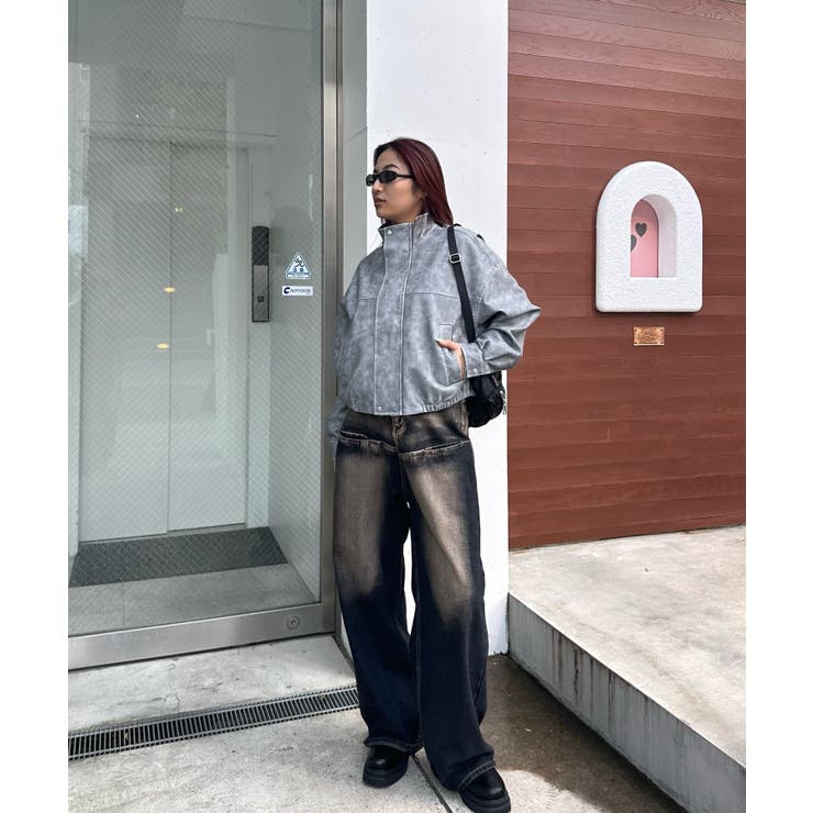 WHO'S WHO gallery】ヴィンテージライクブルゾン[品番