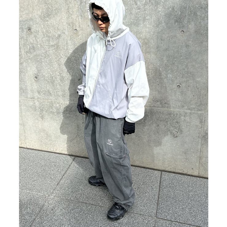 charbon / LIMONTA NYLON TAFFETA ANORAK PARKA Ver.1.5 CHARCOAL