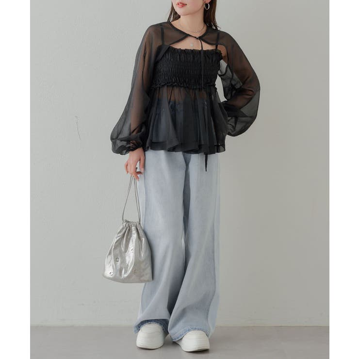 新品 Chico チコ ペプラムキャミ＋ボレロセット ブラック Chico】ボレロペプラムキャミSET[品番：PALW0003239]｜PAL GROUP