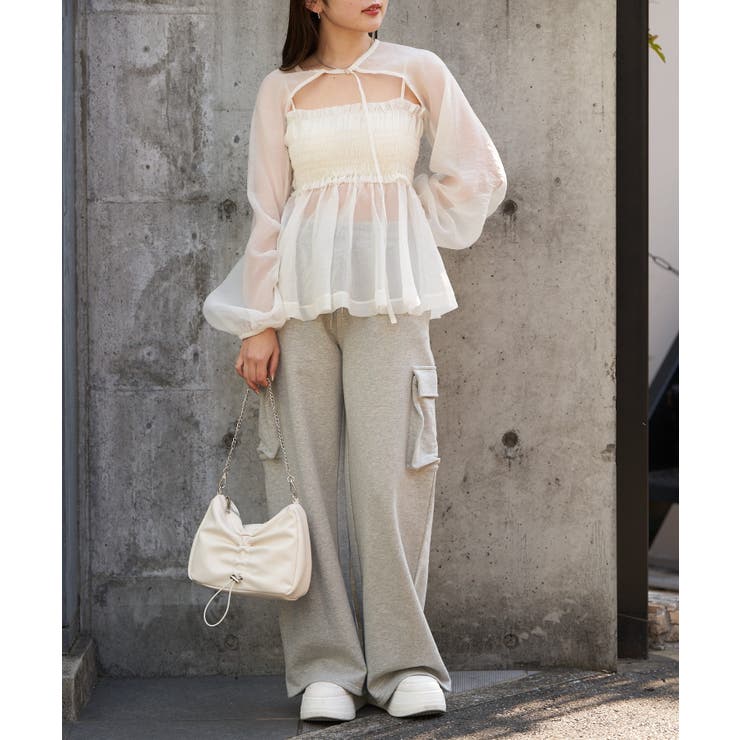 Chico】ボレロペプラムキャミSET[品番：PALW0003239]｜PAL GROUP