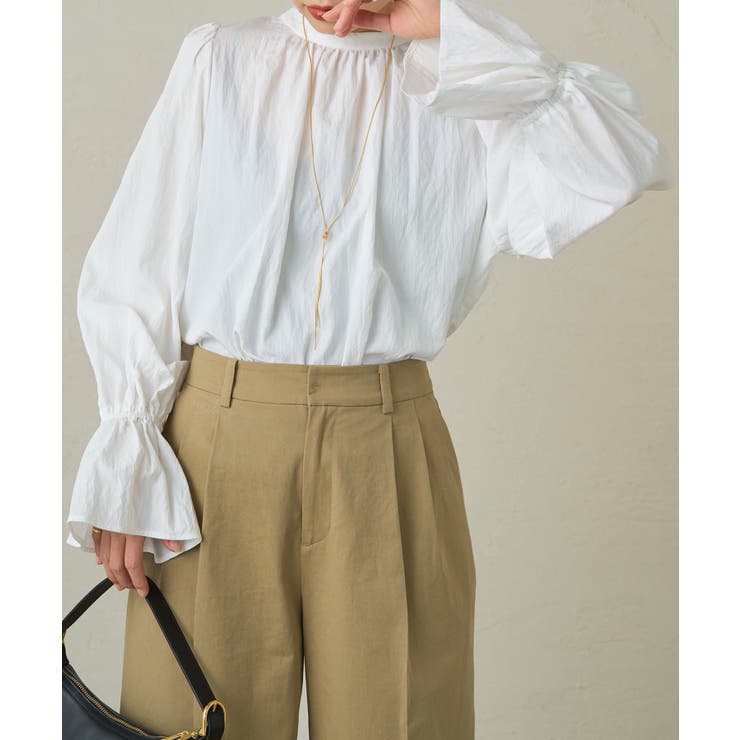 Loungedress】2WAYスキッパーブラウス | OUTLET(アウトレット
