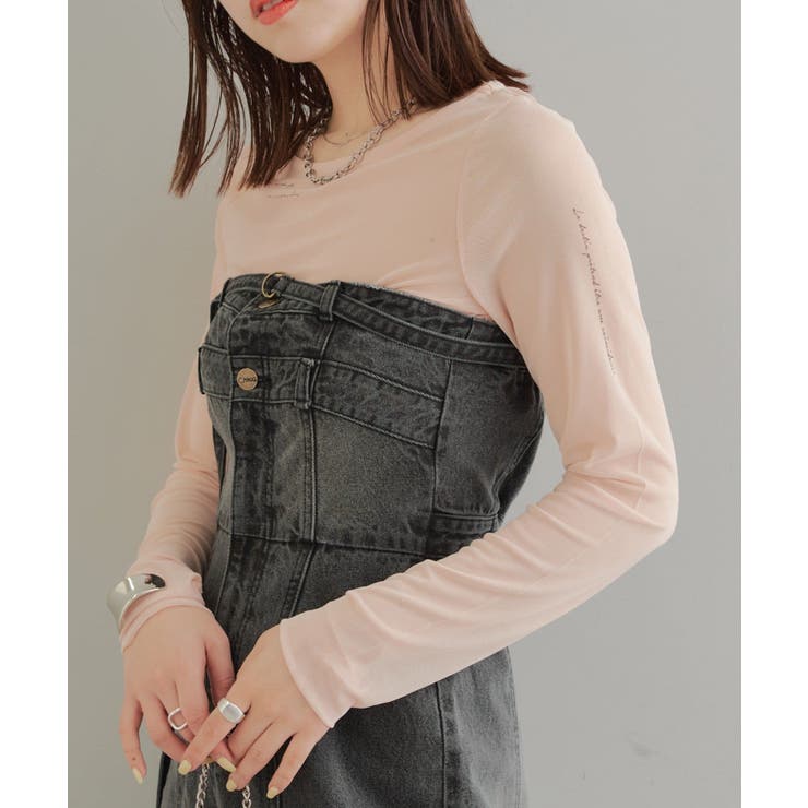 Chico】デニムベアワイドコンビネゾン[品番：PALW0003314]｜PAL