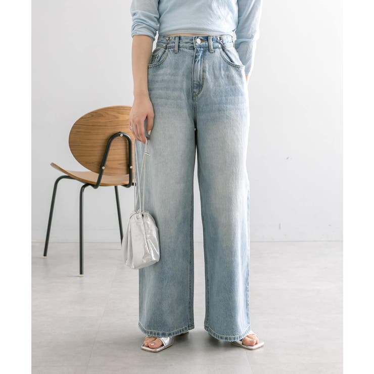 新品未使用　アクシーズポエティック　バックデザインデニムJK　ウォッシュ　Ｍ axes femme｜リボンデザインデニムJK | Rakuten Fashion(楽天