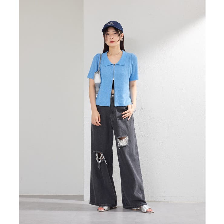 【Kastane】ブークレニットカーディガン | PAL GROUP OUTLET | 詳細画像25 