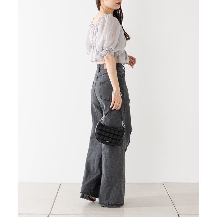 Plage ワイドフーディ 新品タグ付き forksy.（フォルクシー）の「【forksy.】チュールティアード