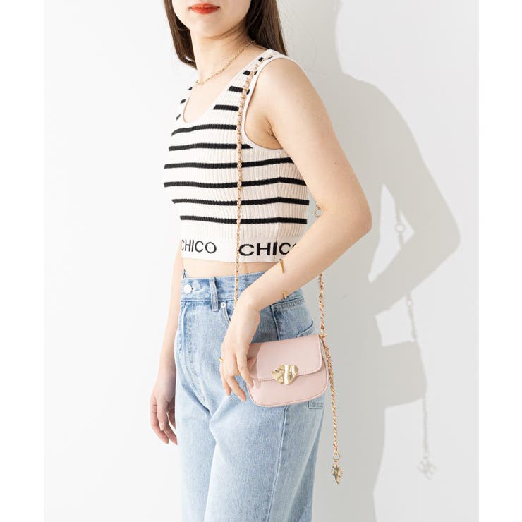 Chico】2wayチェーンミニショルダーバッグ[品番：PALW0003163