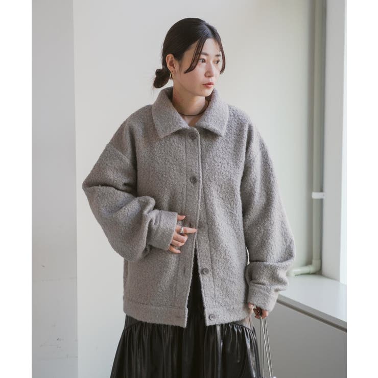 【Kastane】ブークレミドルステンカラーコート | PAL GROUP OUTLET | 詳細画像2 