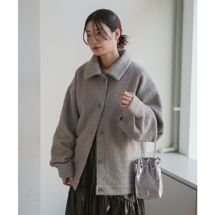 【Kastane】ブークレミドルステンカラーコート | PAL GROUP OUTLET | 詳細画像3 