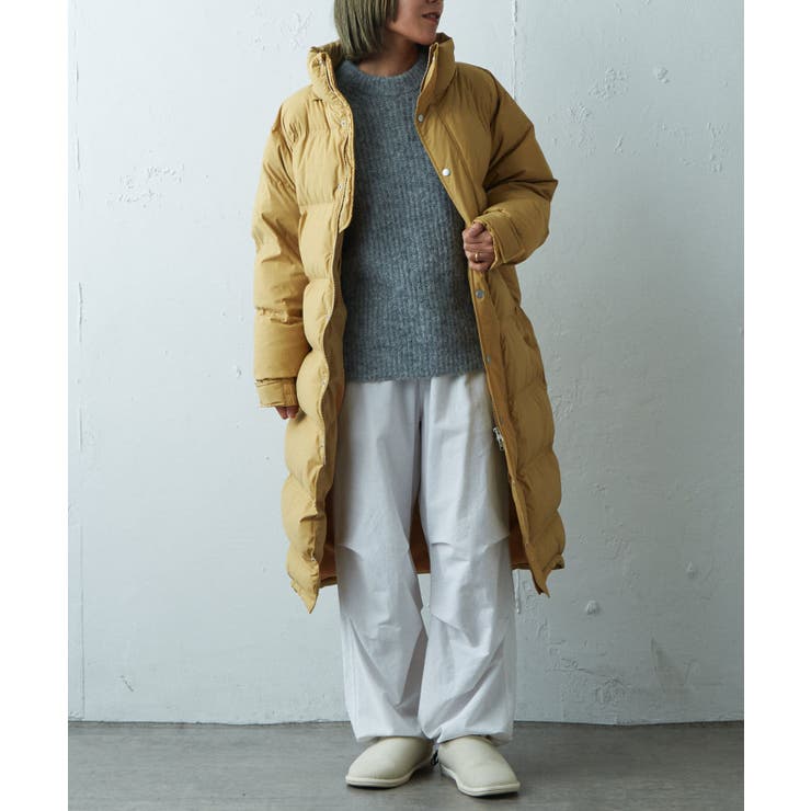 earthy_】ロングハイブリットダウンコート[品番：PALW0003593]｜PAL GROUP  OUTLET（パルグループアウトレット）のレディースファッション通販｜SHOPLIST（ショップリスト）