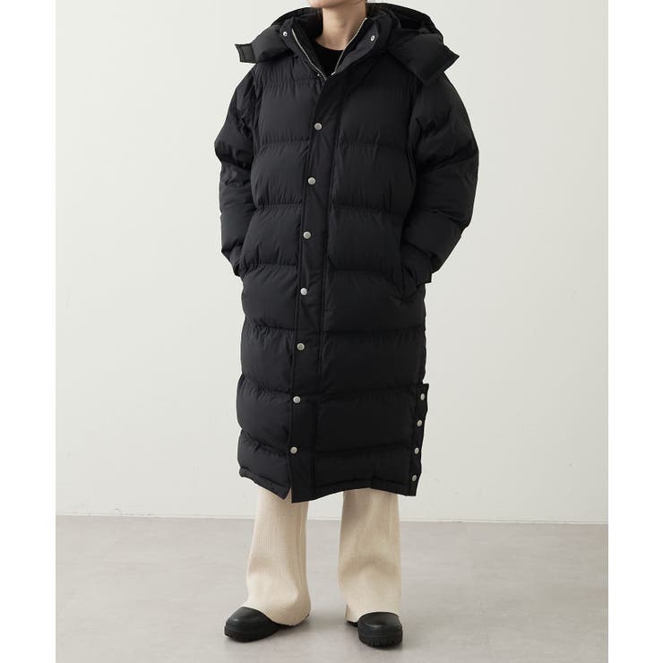 新品　タグ付き　アーシー earthy_ ハイブリットダウンコート 撥水　M ミディハイブリットダウンコート | earthy_(アーシー)レディース