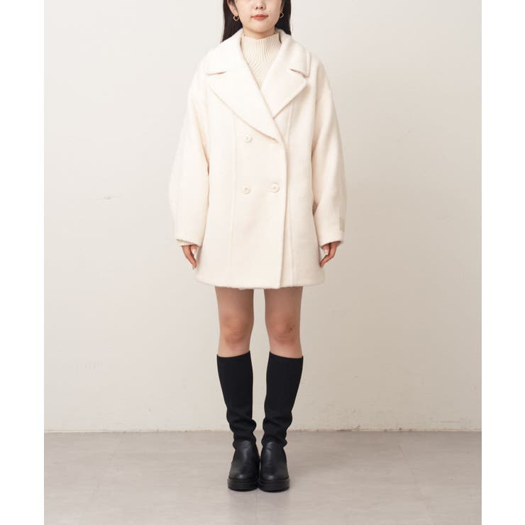 【Chico】シャギーダブルJKコート[品番：PALW0003570]｜PAL GROUP  OUTLET（パルグループアウトレット）のレディースファッション通販｜SHOPLIST（ショップリスト）