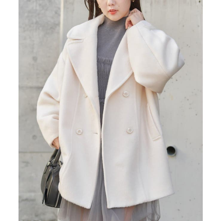 Chico】シャギーダブルJKコート[品番：PALW0003570]｜PAL GROUP  OUTLET（パルグループアウトレット）のレディースファッション通販｜SHOPLIST（ショップリスト）