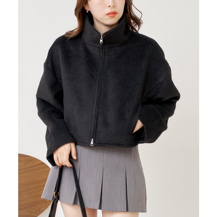 【Chico】シャギーZIPショートブルゾン[品番：PALW0003583]｜PAL GROUP  OUTLET（パルグループアウトレット）のレディースファッション通販｜SHOPLIST（ショップリスト）