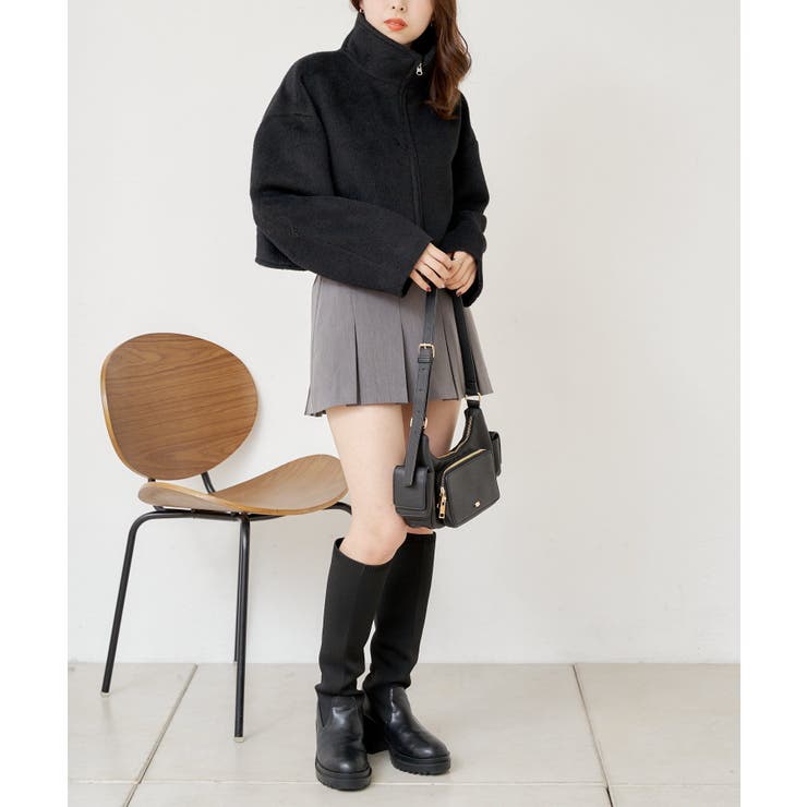 Chico】シャギーZIPショートブルゾン[品番：PALW0003583]｜PAL