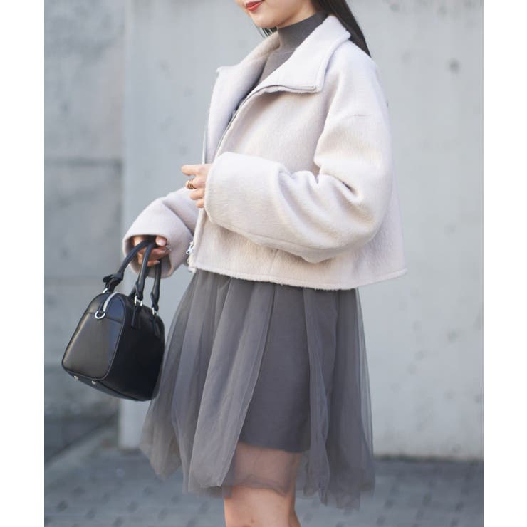 Chico】シャギーZIPショートブルゾン[品番：PALW0003583]｜PAL GROUP