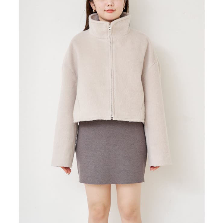 Chico】シャギーZIPショートブルゾン[品番：PALW0003583]｜PAL