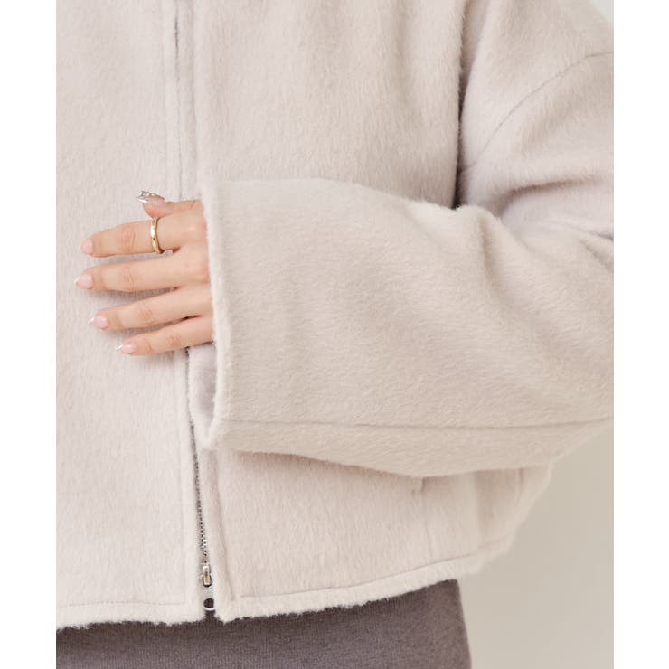 Chico】シャギーZIPショートブルゾン[品番：PALW0003583]｜PAL GROUP