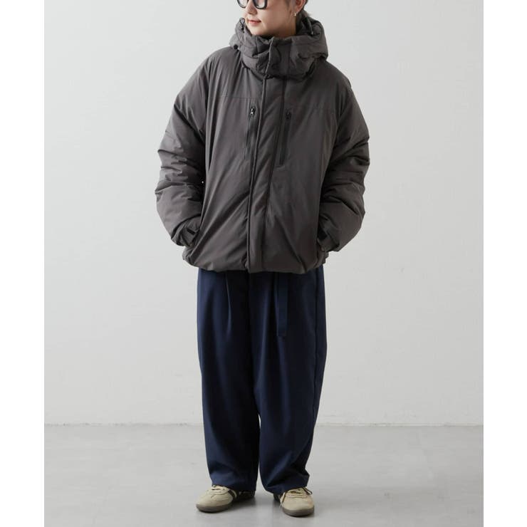 CIAOPANIC TYPY】2way中綿フードスタンドネックジャケット[品番