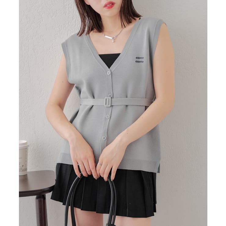 【Chico】ロゴ刺繍ルーズベスト | PAL GROUP OUTLET | 詳細画像20 