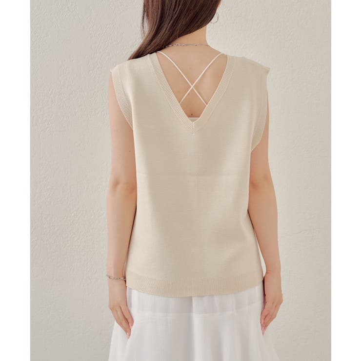 【Chico】ロゴ刺繍ルーズベスト | PAL GROUP OUTLET | 詳細画像31 