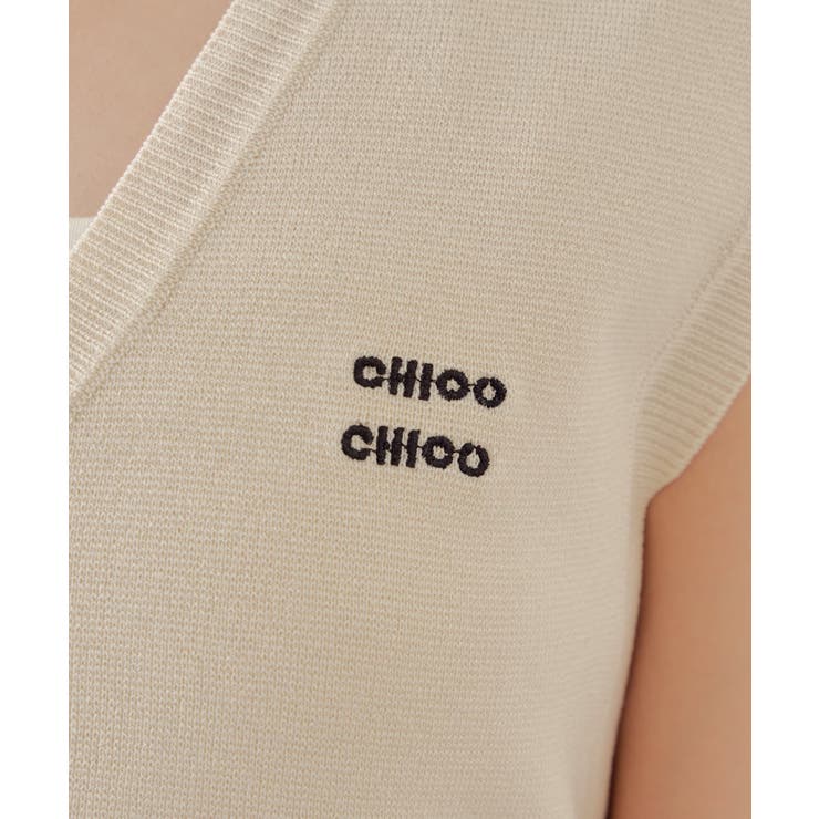 【Chico】ロゴ刺繍ルーズベスト | PAL GROUP OUTLET | 詳細画像32 