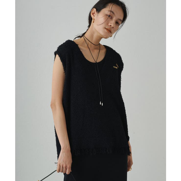 【Loungedress】ネップKNベスト[品番：PALW0003811]｜PAL GROUP  OUTLET（パルグループアウトレット）のレディースファッション通販｜SHOPLIST（ショップリスト）