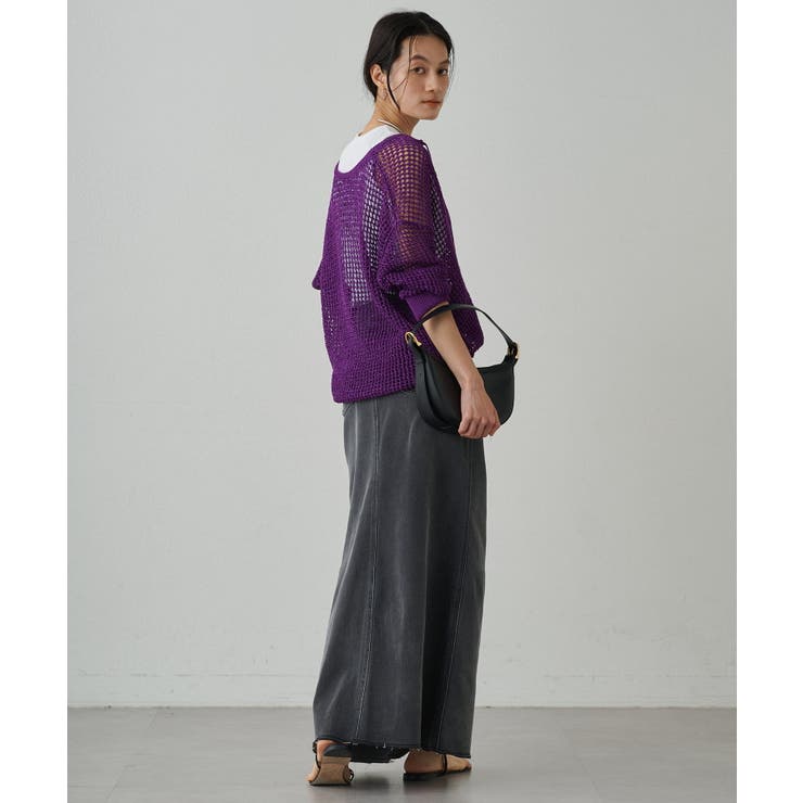 Loungedress】スキッパーメッシュKN[品番：PALW0003812]｜PAL GROUP
