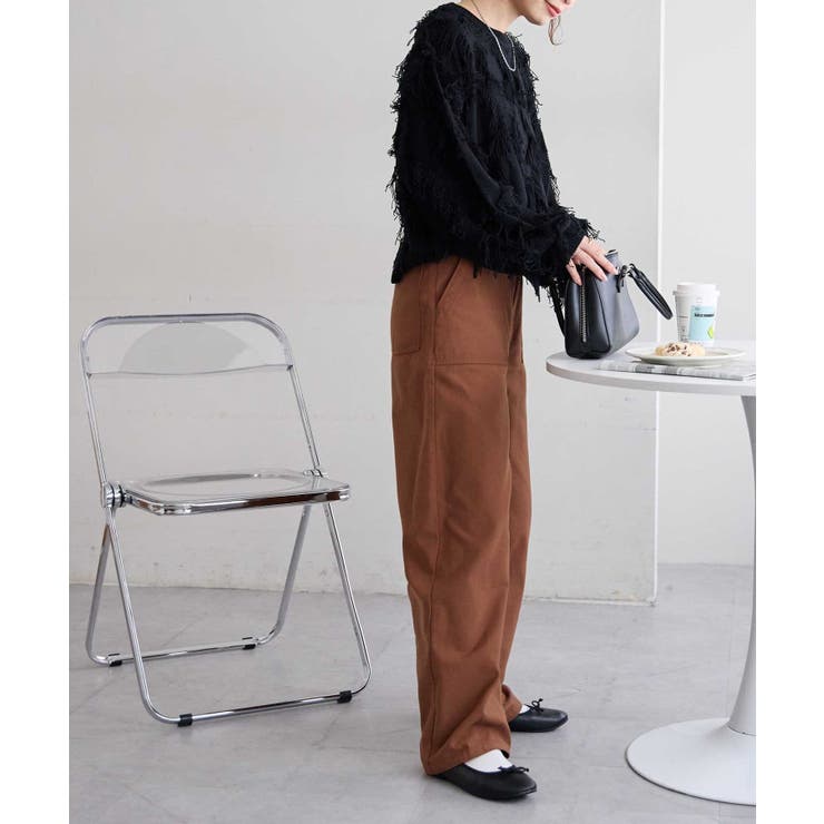 【即出荷】 Discoat】バックサテンベーカーカーブパンツ[品番：PALW0003880 パンツ