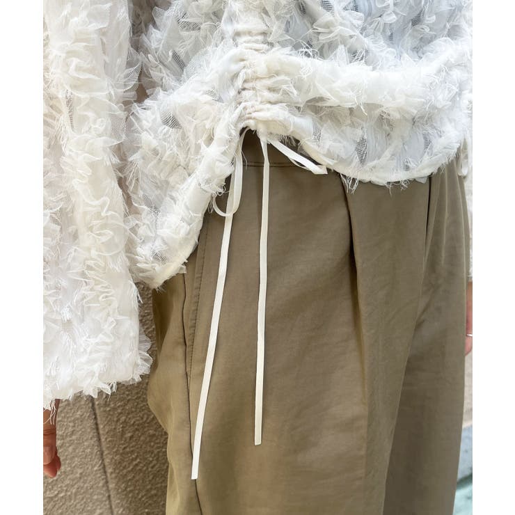【DouDou】リボンドロストブラウス[品番：PALW0003882]｜PAL GROUP  OUTLET（パルグループアウトレット）のレディースファッション通販｜SHOPLIST（ショップリスト）