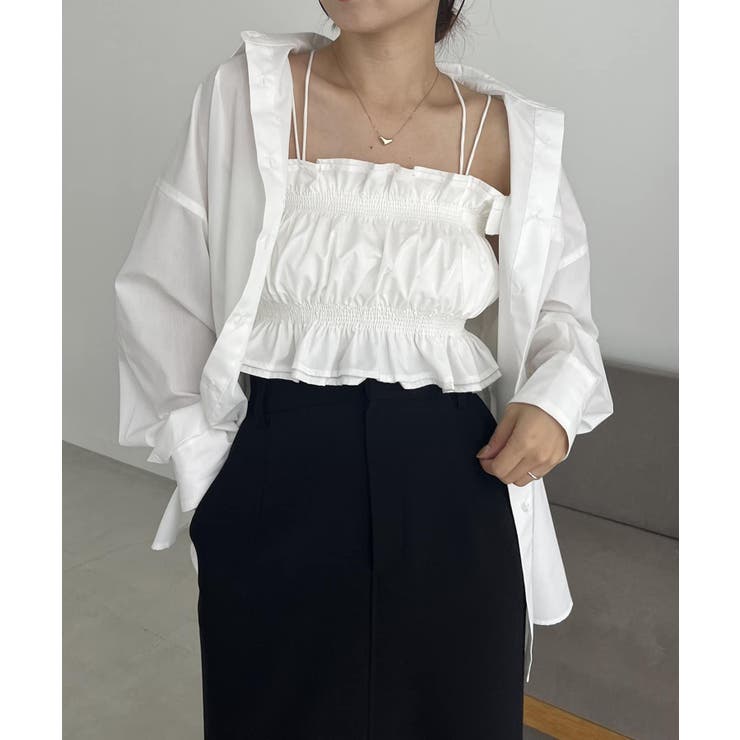 【CAPRICIEUX LE'MAGE】ビスチェSETシャツ[品番：PALW0003922]｜PAL GROUP  OUTLET（パルグループアウトレット）のレディースファッション通販｜SHOPLIST（ショップリスト）