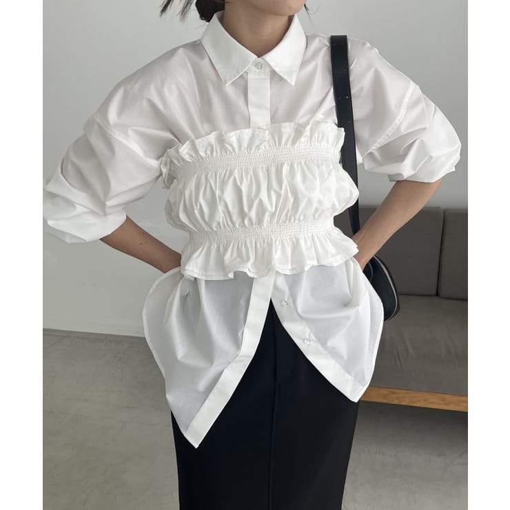【CAPRICIEUX LE'MAGE】ビスチェSETシャツ[品番：PALW0003922]｜PAL GROUP  OUTLET（パルグループアウトレット）のレディースファッション通販｜SHOPLIST（ショップリスト）