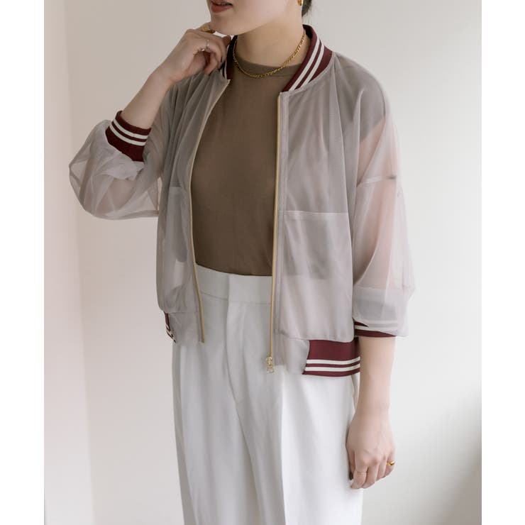 ear PAPILLONNER】シアーブルゾン【SUM1 STYLE】[品番