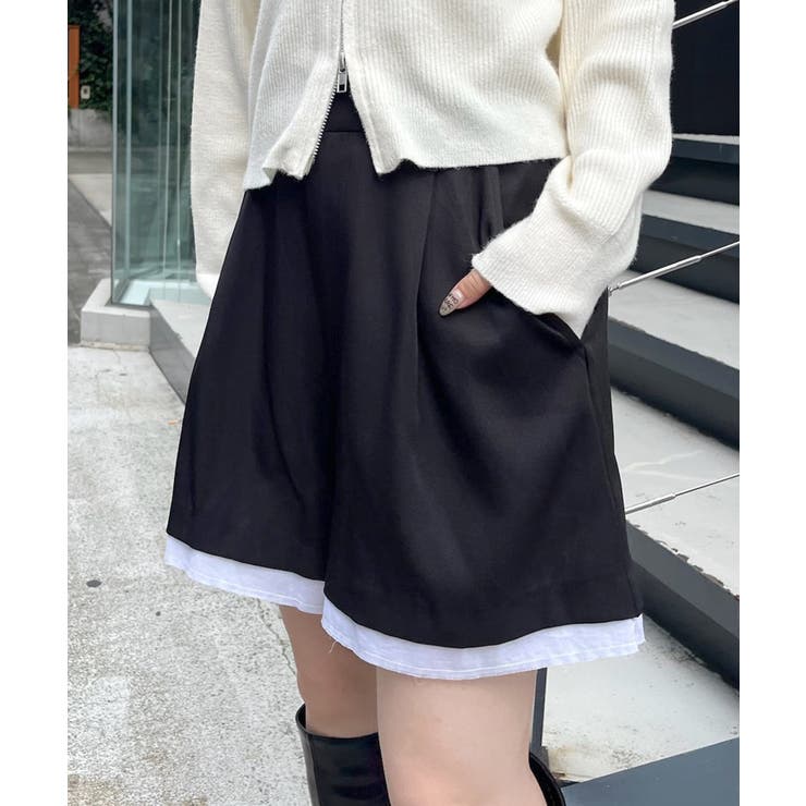 w closet】レイヤードショートパンツ[品番：PALW0004044]｜PAL GROUP