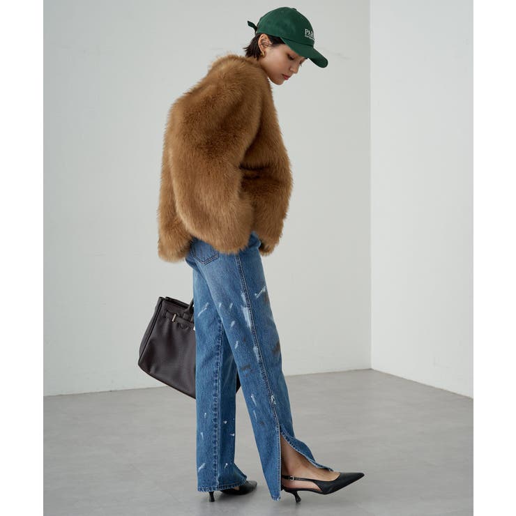 ラウンジドレス フェイクファーコート LOUNGEDRESS（ラウンジドレス）の「フェイクファーコート