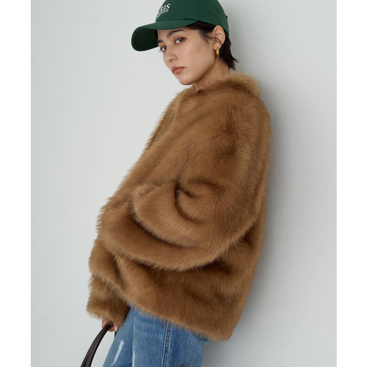 Loungedress】フェイクファーCT[品番：PALW0004083]｜PAL GROUP OUTLET