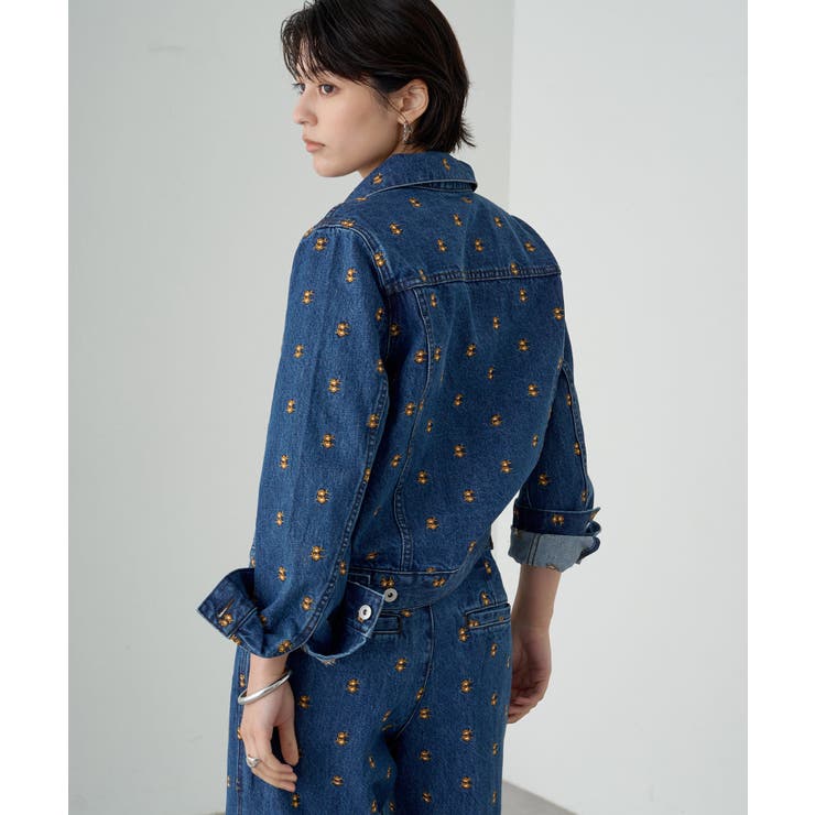 Loungedress】花柄刺繍デニムJK[品番：PALW0004086]｜PAL GROUP